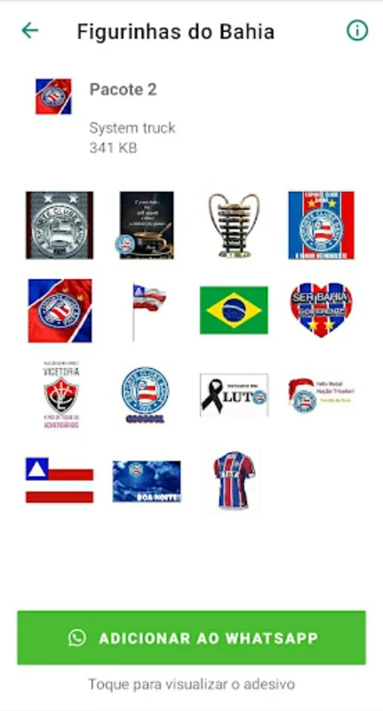 Figurinhas do Bahia for Android - A Fan's Digital Tribute