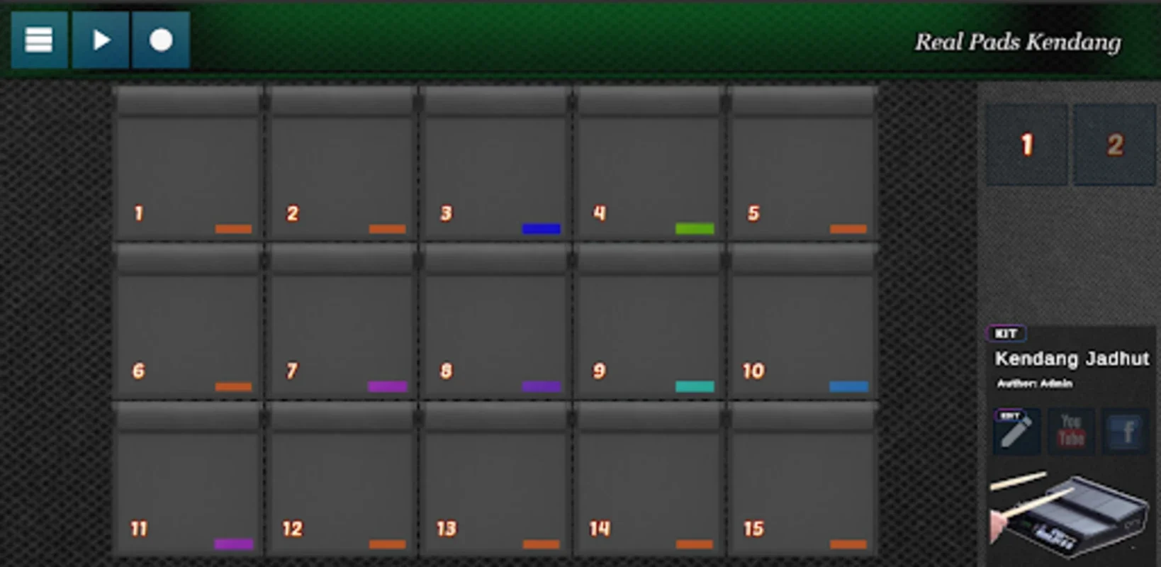Real Pads Kendang for Android - Versatile Drum Pad App
