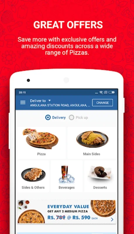 Domino's Pizza Sri Lanka for Android - Seamless Pizza Ordering