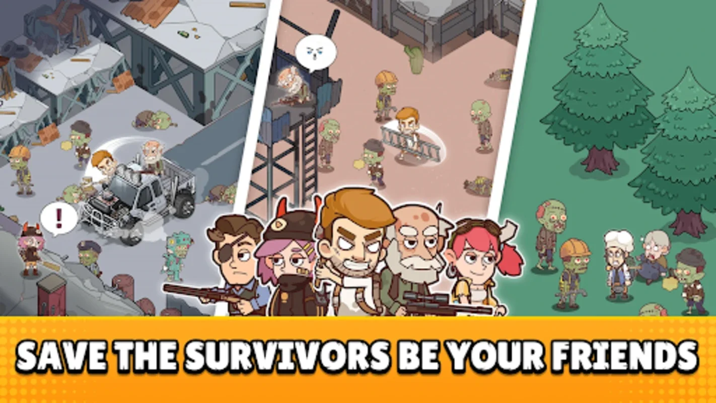 Mini Survival: Zombie Fight for Android - Build and Defend Against Zombies