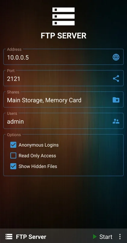 FTP Server for Android - No Downloading Required