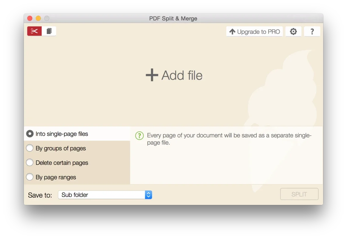 Icecream PDF Split & Merge for Mac - Free PDF Manipulation Tool