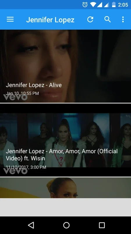 Jennifer Lopez for Android: Access Publicity & Social Media