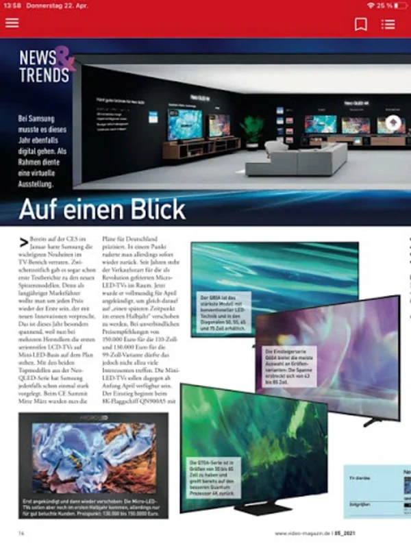 video Magazin for Android: Home Entertainment Insights