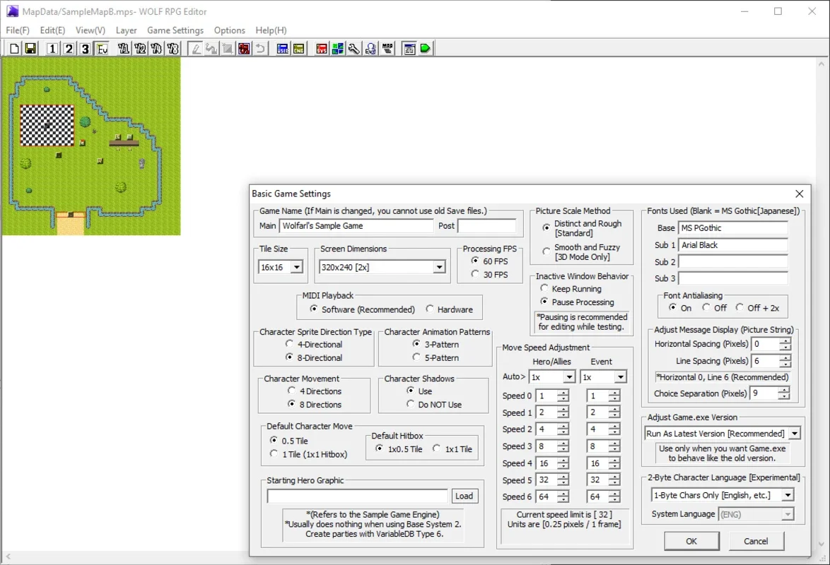 WOLF RPG Editor for Windows - Ideal for RPG Creation