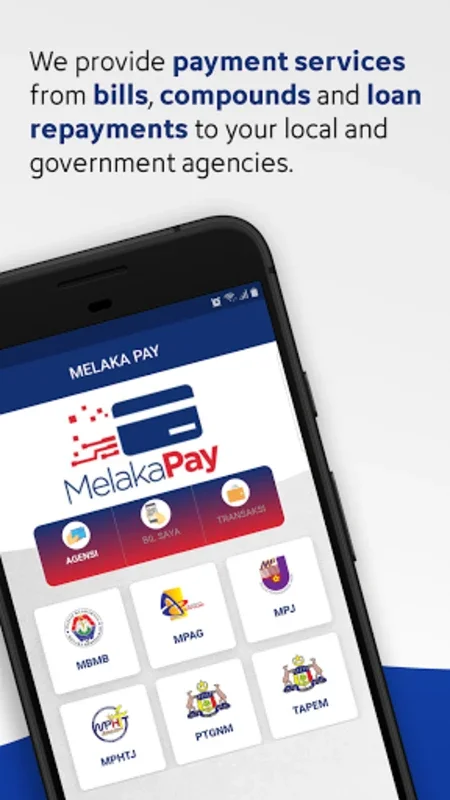 MelakaPay for Android - Streamline Government Payments