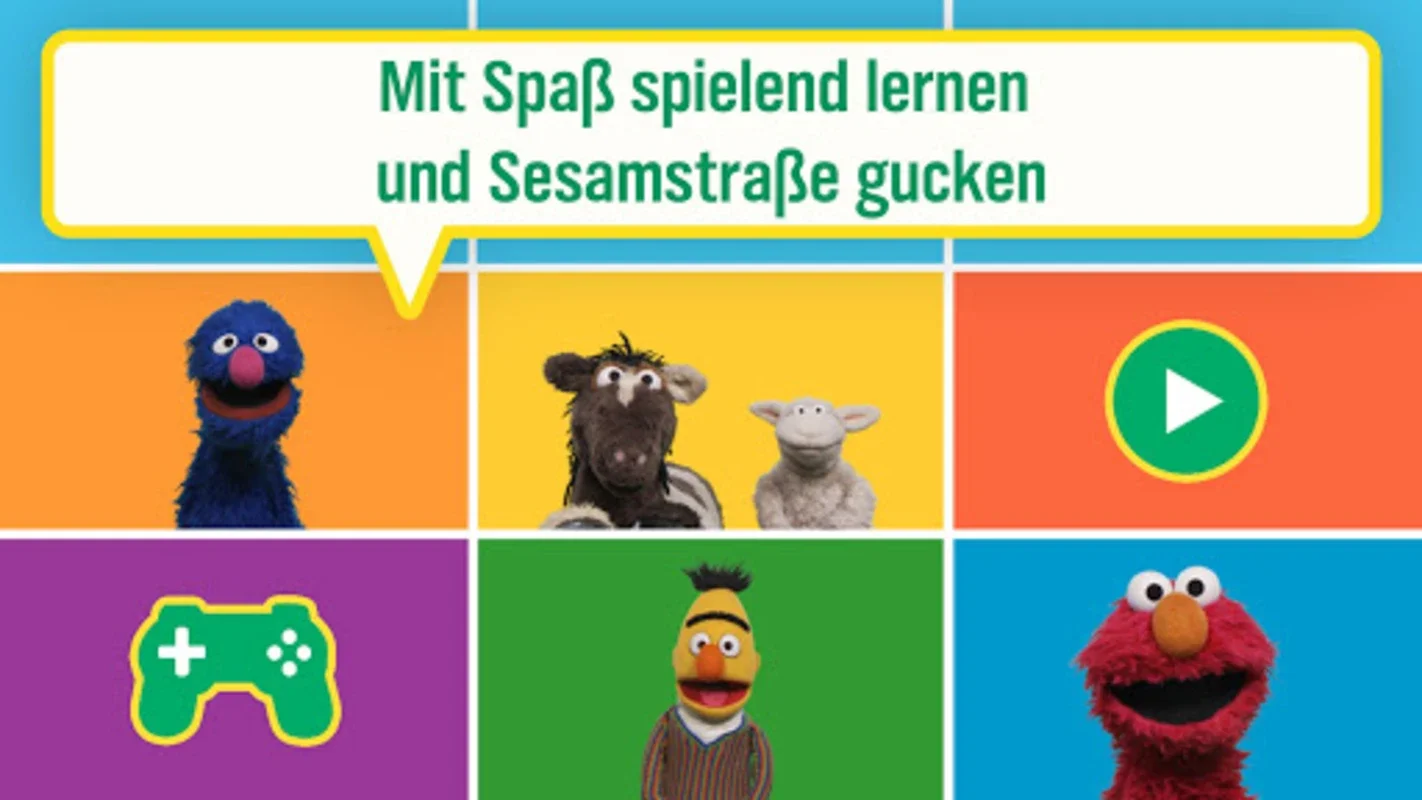 Sesamstrasse for Android - Preschool Learning App