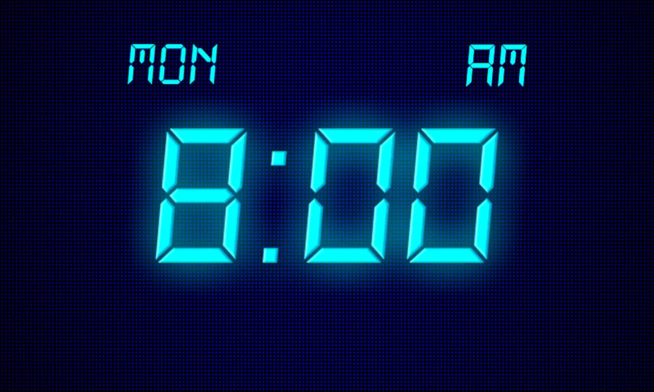 Visual Clock - Simple Digital Clock for Android