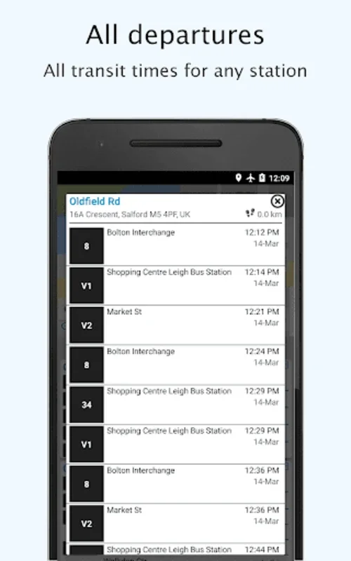 Manchester Tram Bus Train Time for Android - Comprehensive Transit App