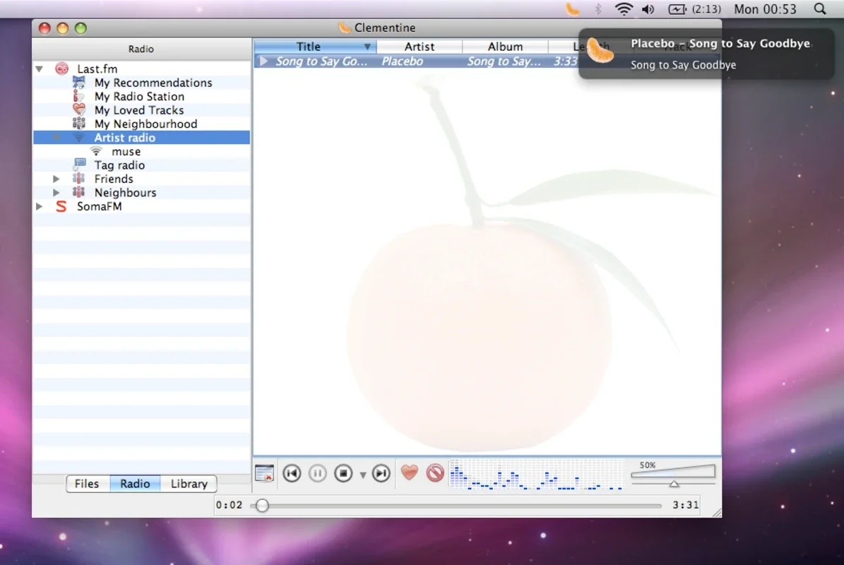 Clementine Music Player for Mac - Manage and Listen to Music