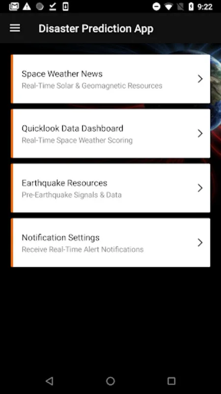 Disaster Prediction App for Android - Stay Ahead with Real-time Alerts