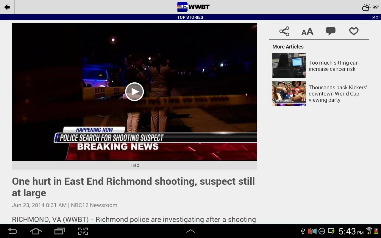 NBC12 News for Android: Stay Informed Anytime