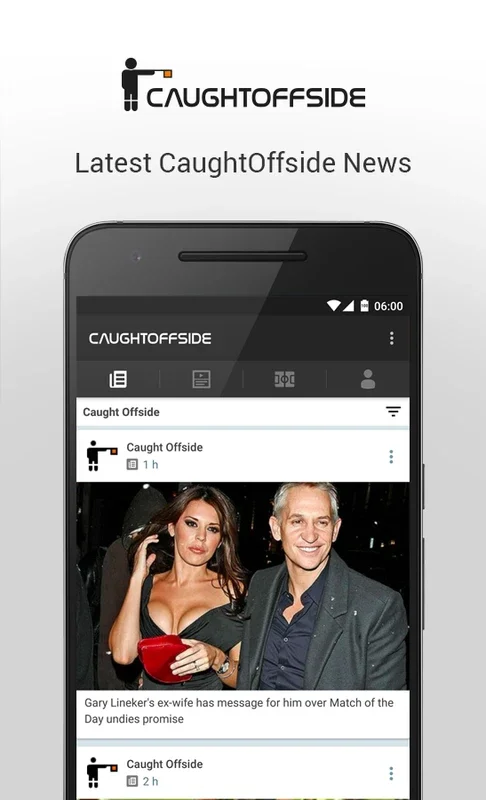 Caught Offside for Android - Stay Ahead with Football Gossip