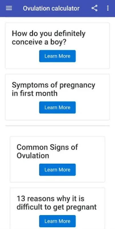 Ovulation Calculator Calendar for Android: Boost Fertility