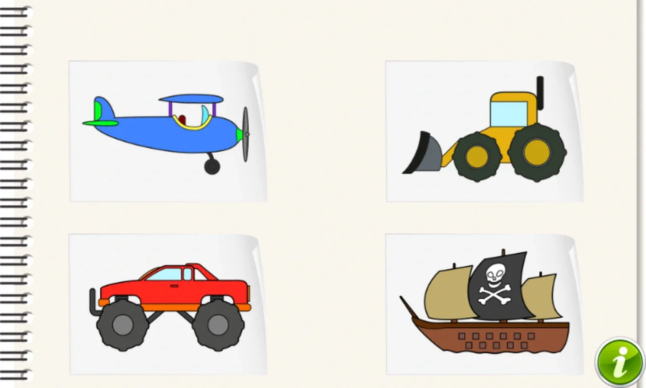 Vehicles and Cars Coloring for Android - Fun Coloring App