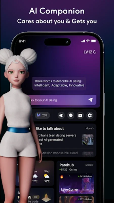 Paradot: Virtual Being to Chat for Android - No Downloading Required