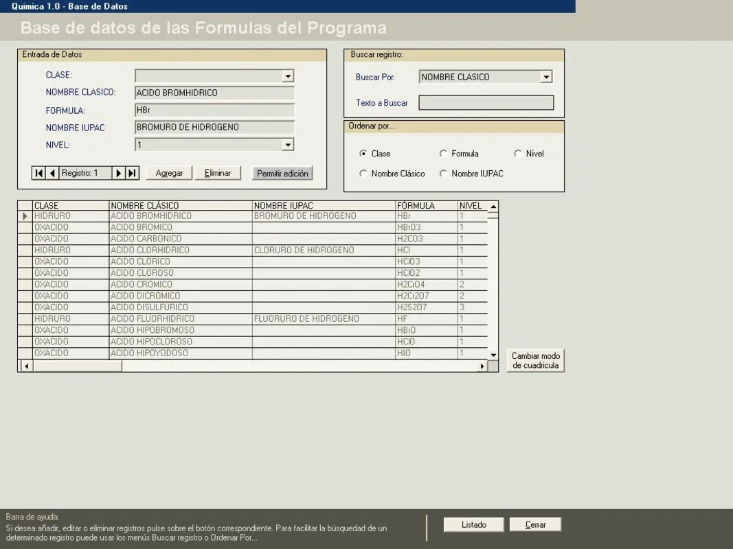 Quimica for Windows - Enhance Equation Skills Freely