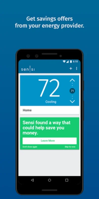 Sensi for Android - Manage Home Climate Remotely