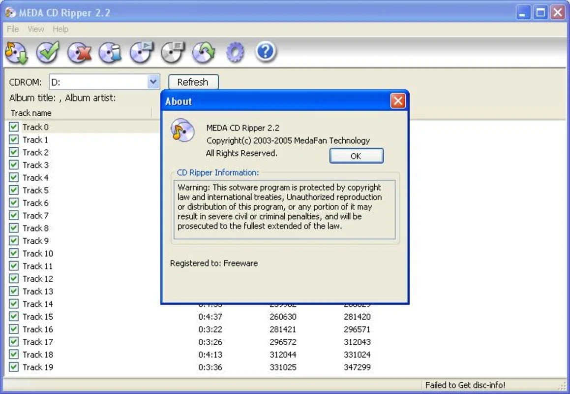 MEDA CD Ripper for Windows - Efficient CD Ripping