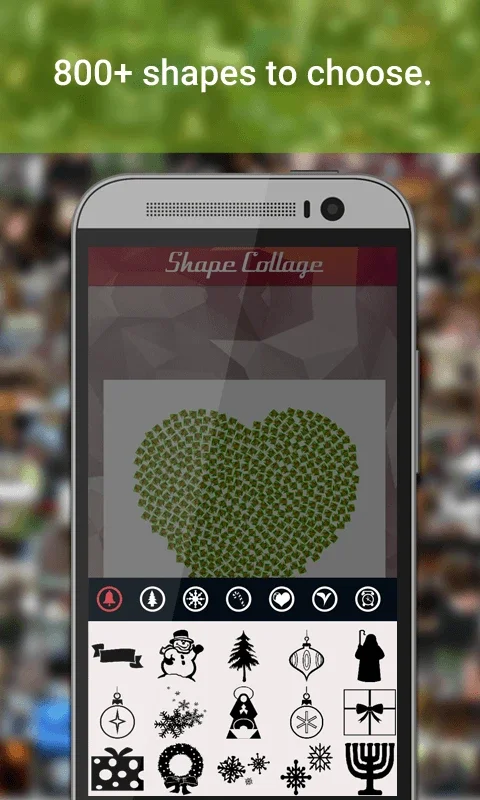 Shape Collage Maker for Android: Adjustable Shapes