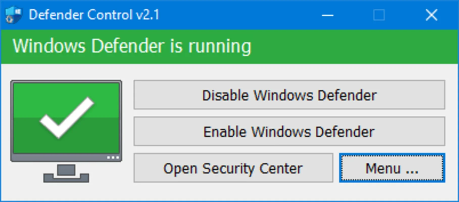 Defender Control: Easily Manage Microsoft Defender on Your Windows PC