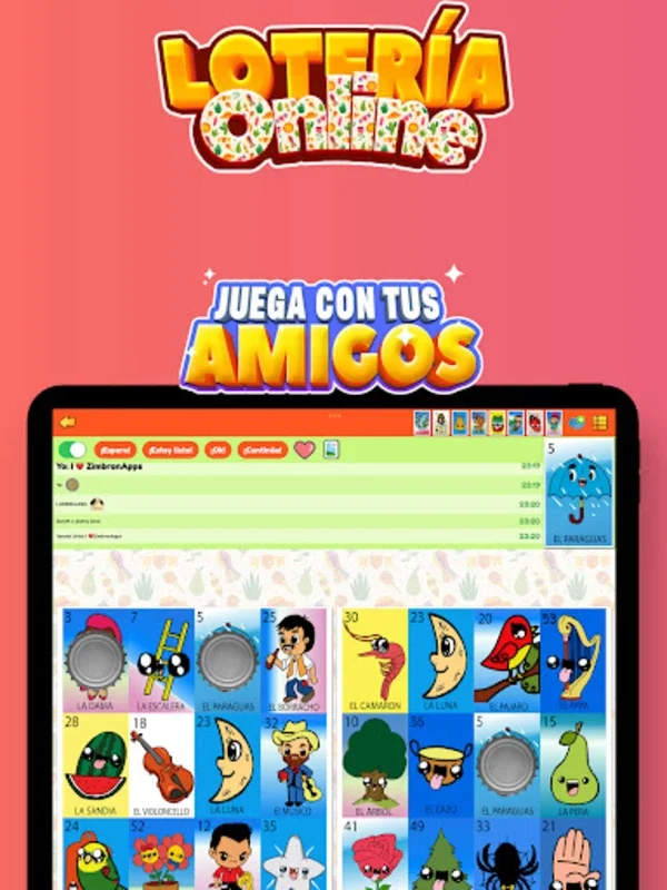 Lotería Online for Android - Immersive Mexican Lottery