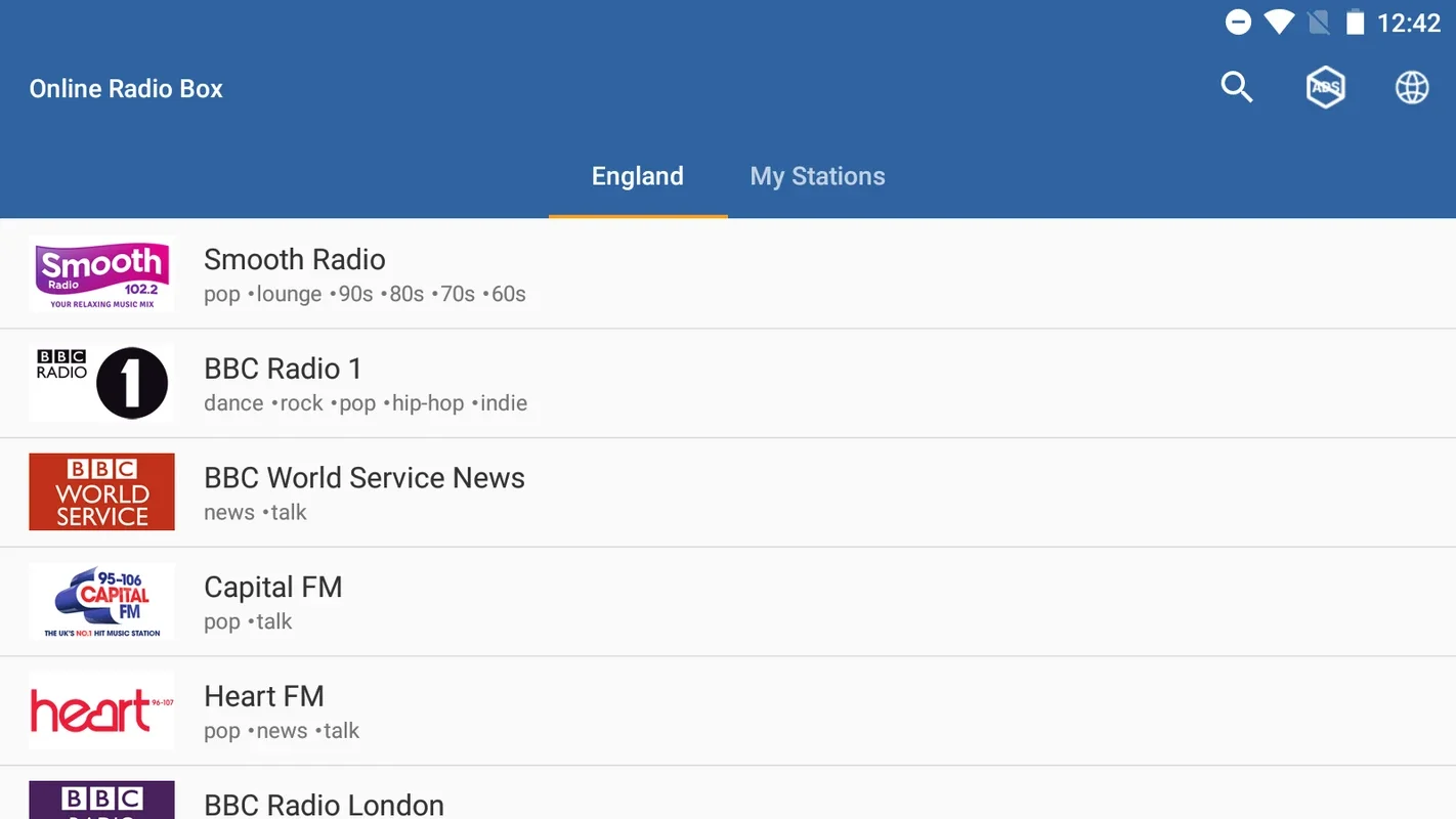 Online Radio Box for Android: Stream Radio Anytime