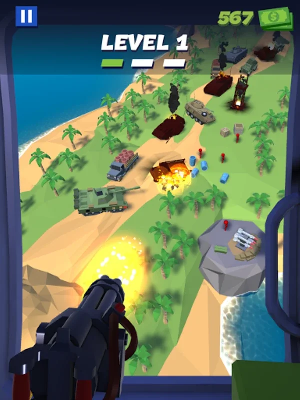 Heli Gunner: chopper shooter for Android - Intense Combat Experience