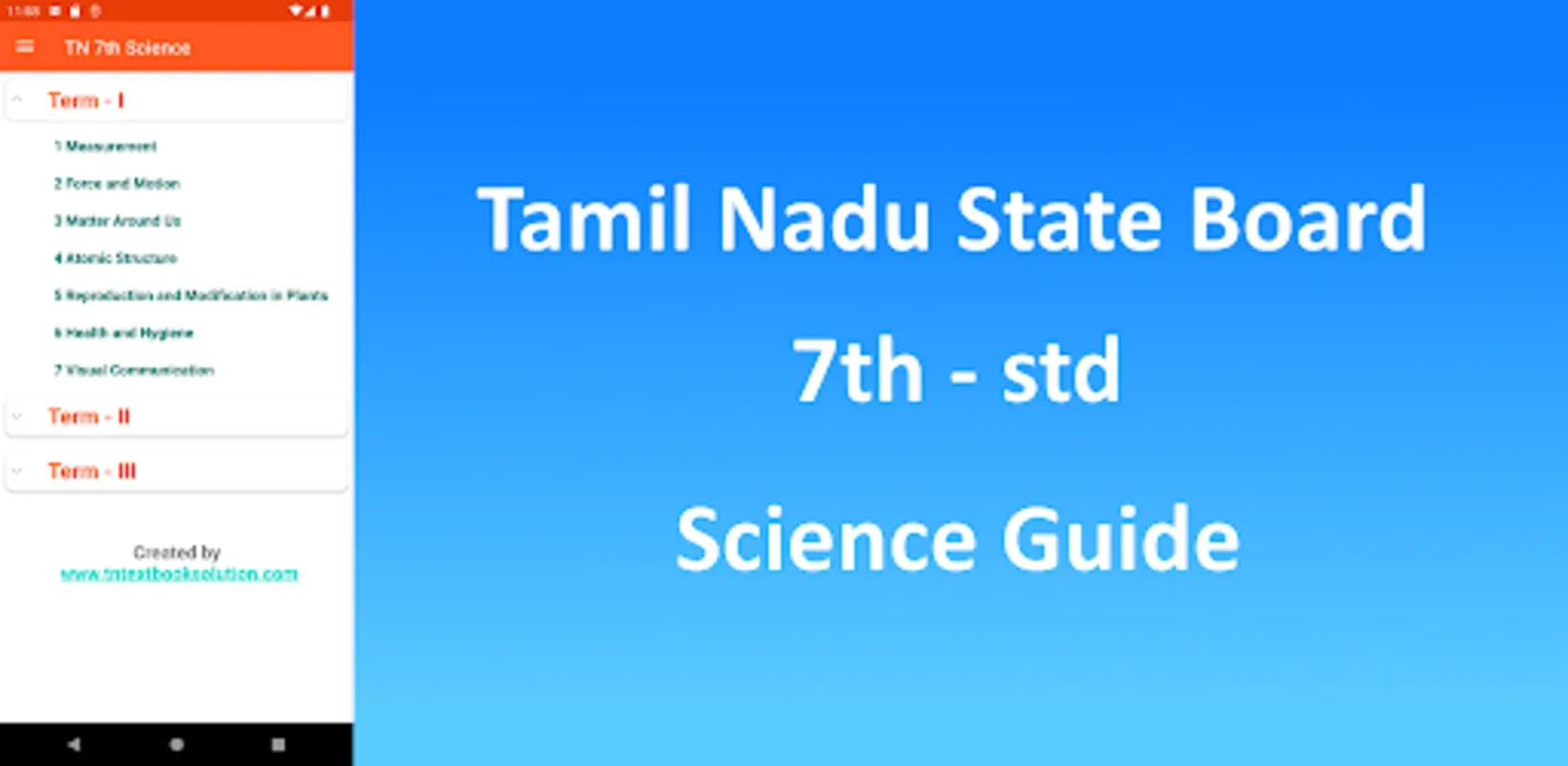 TN 7th Science for Android - Comprehensive Science Learning