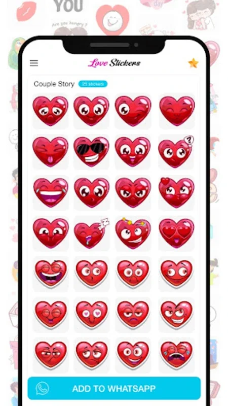 Love Stickers for Android - Download the APK from AppHuts