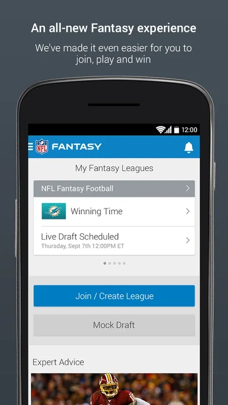 NFL Fantasy Football for Android - Manage Your Dream Team