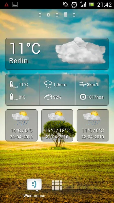 Cute Weather Widget for Android - Stay Informed with Reliable Forecasts