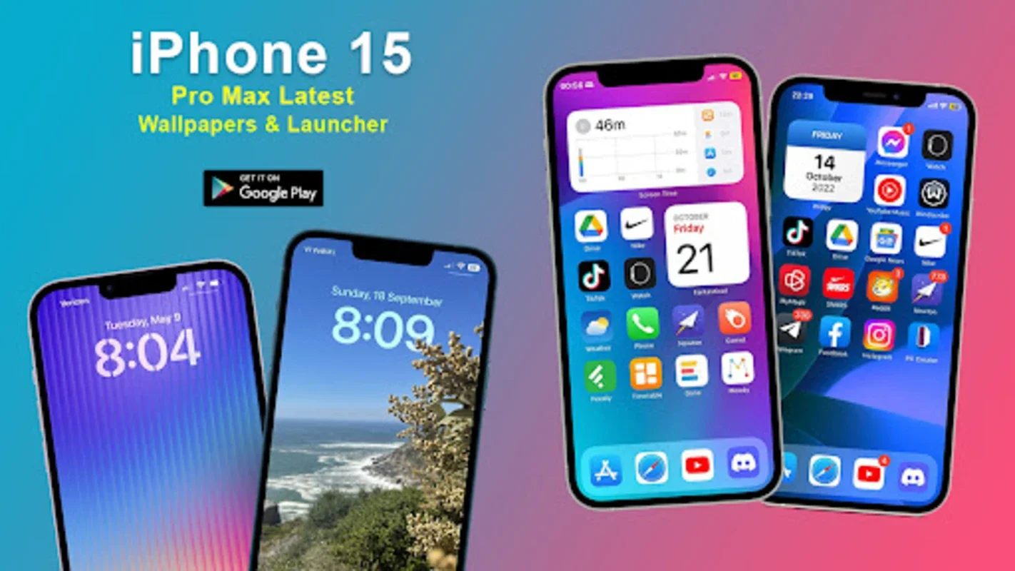 iPhone 15 Pro Max Launcher for Android - Transform Your UI