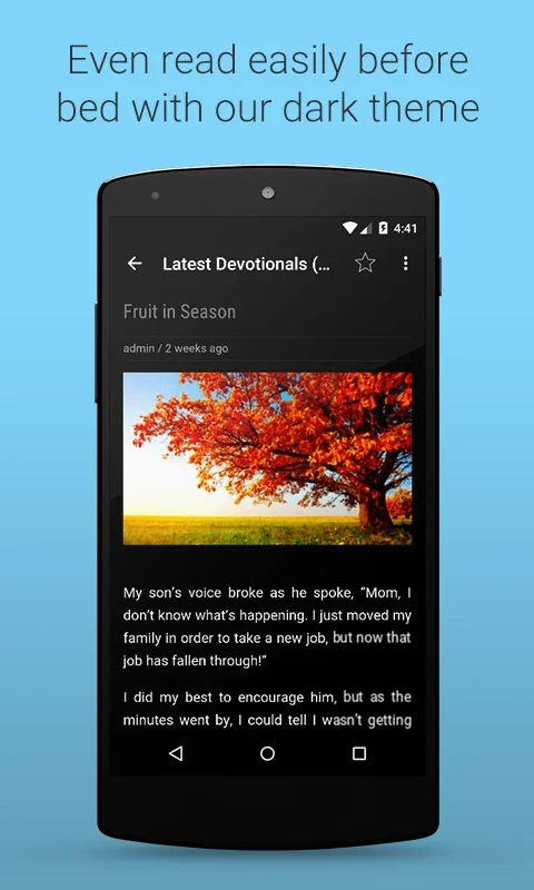 Daily Devotionals for Android - Enrich Your Faith