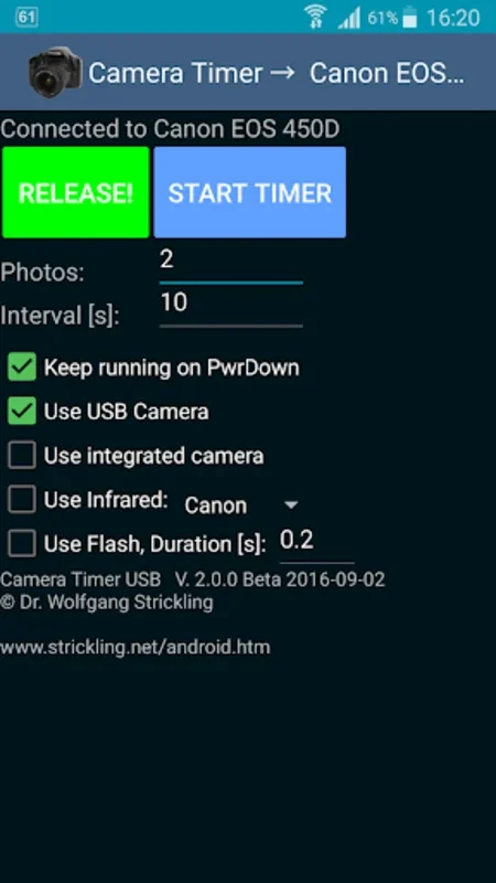 Camera Timer USB for Android - Transform Your Phone