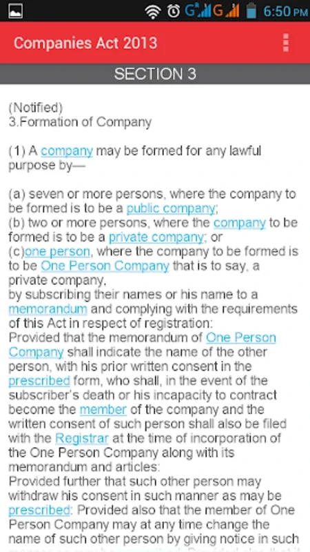 Companies Act 2013 for Android - Comprehensive Legal Insights