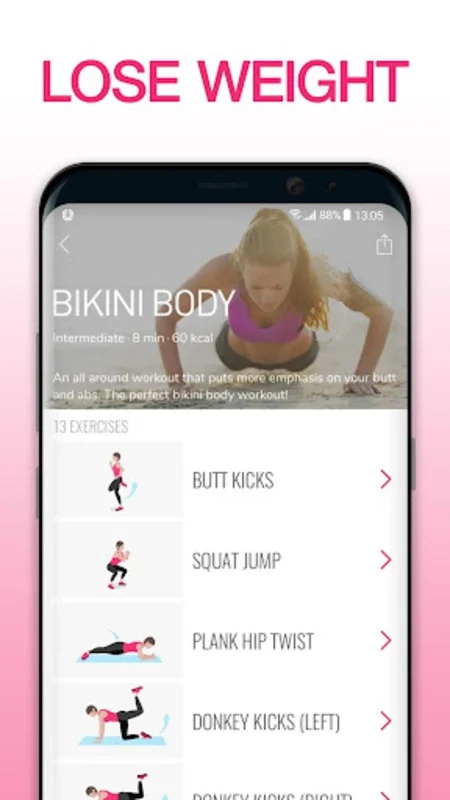 Workout for Women | Weight Loss Fitness App by 7M for Android - Download the APK from AppHuts