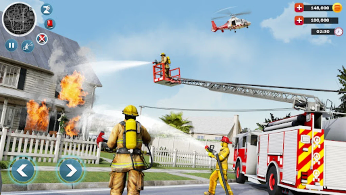 Firefighter : Fire Brigade Game for Android - Intense 3D Rescue