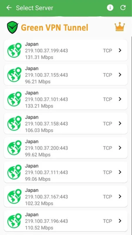 Green VPN Tunnel - Super Fast Net for Android: Secure Browsing