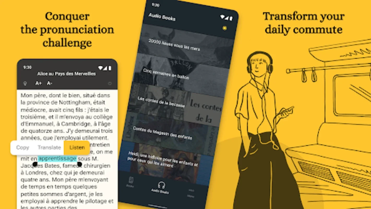 Read French for Android - Transformative Language Learning