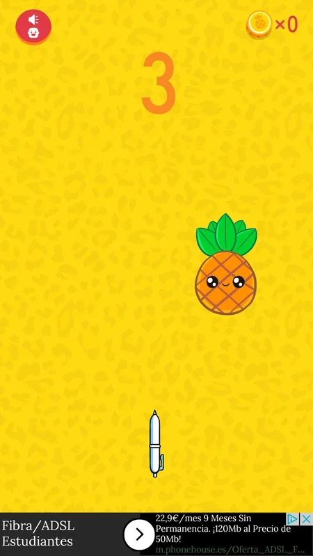 Pineapple Pen for Android - Fun Fruit - Throwing Game