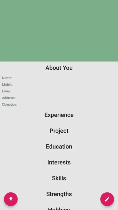 Resume Builder for Android - Create Professional Resumes Easily