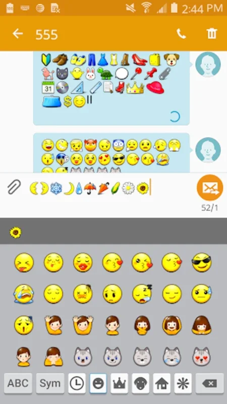 Emoji 9 Free Font Theme for Android - Express Yourself