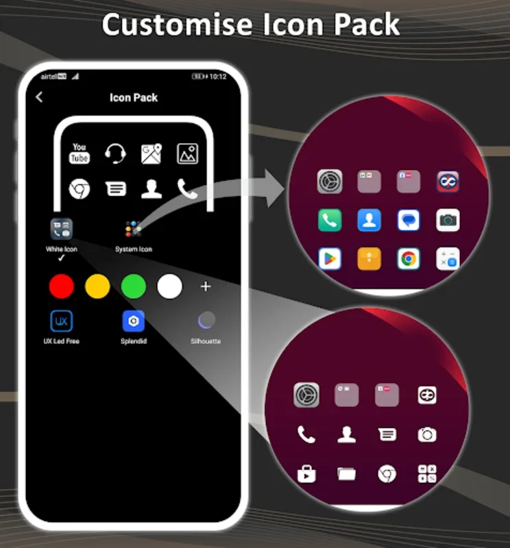 Dark Fusion Launcher for Android - Customize Your Home Screen