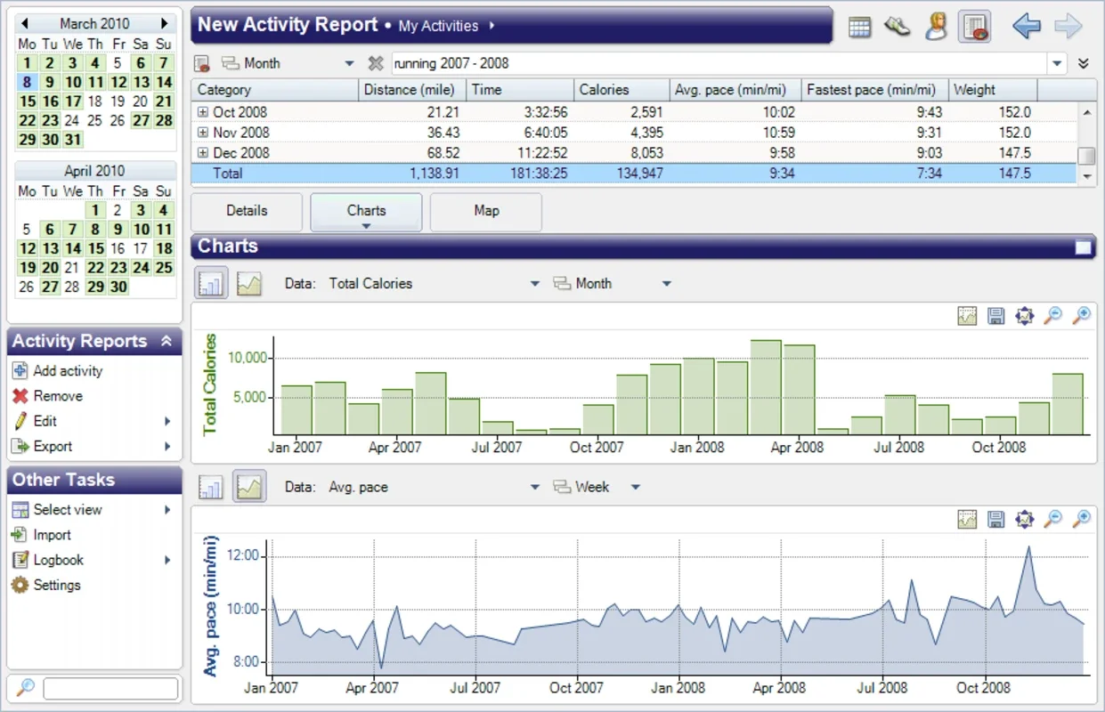 SportTracks for Windows - The Ultimate Training Aid