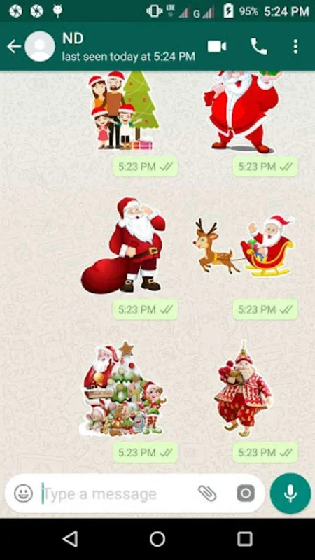 WAStickerApps-Merry Christmas for Android - Enhance Chats