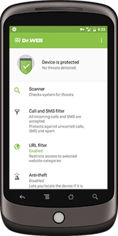 Dr.Web Security Space Life for Android - Protect Your Device