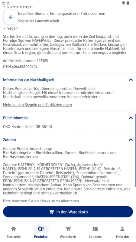 Mein dm for Android - Shop at Germany's Largest Drugstore Chain