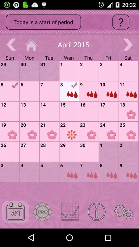 Woman Calendar(free) for Android: Manage Your Life