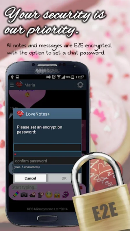 LoveNotes for Android: Secure and Creative Messaging